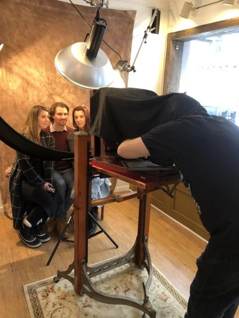 8x10 Wet Plate Collodion Tintype Session with Siblings