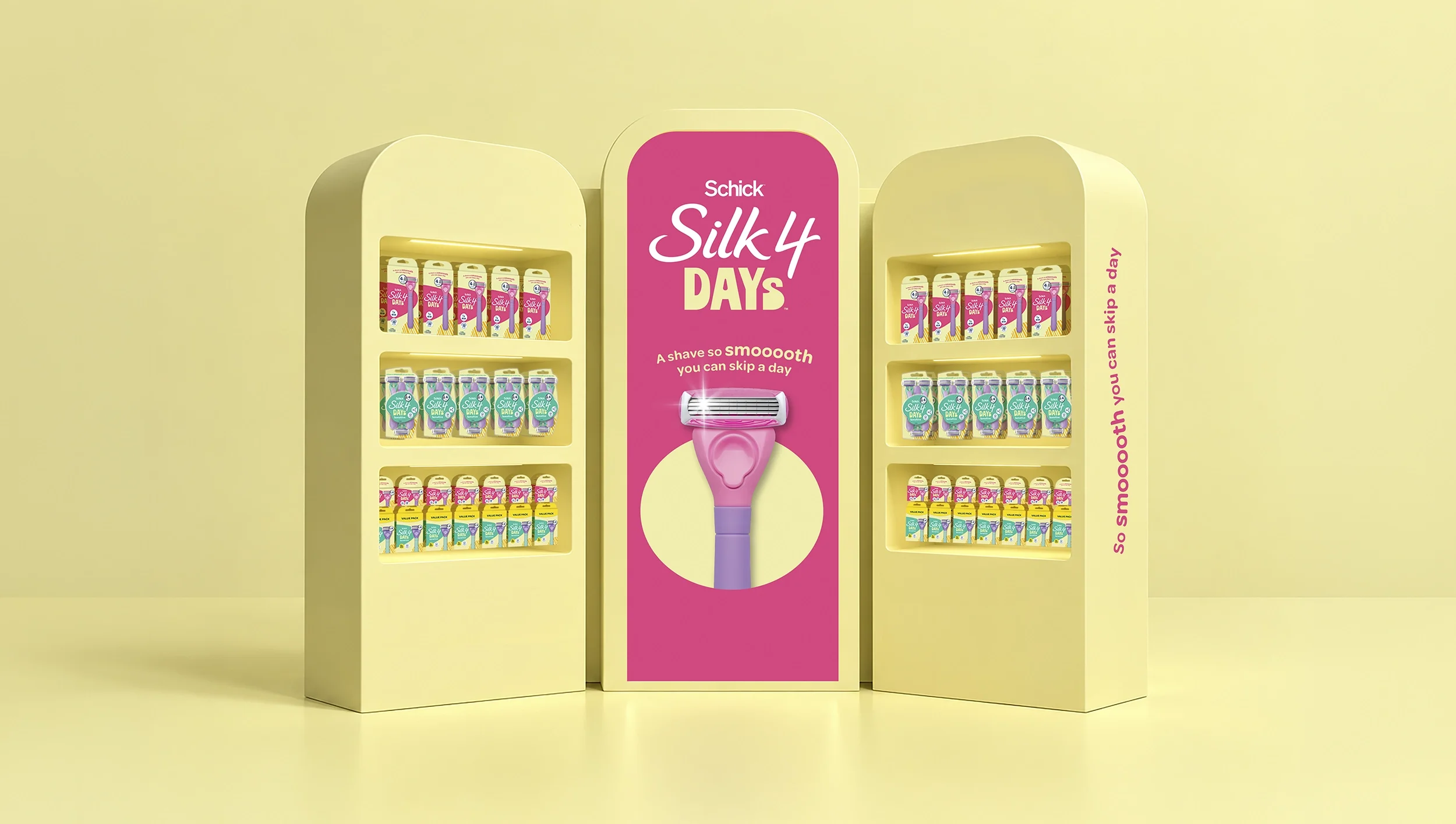 schick-silk-4-days-retail-display-design.webp