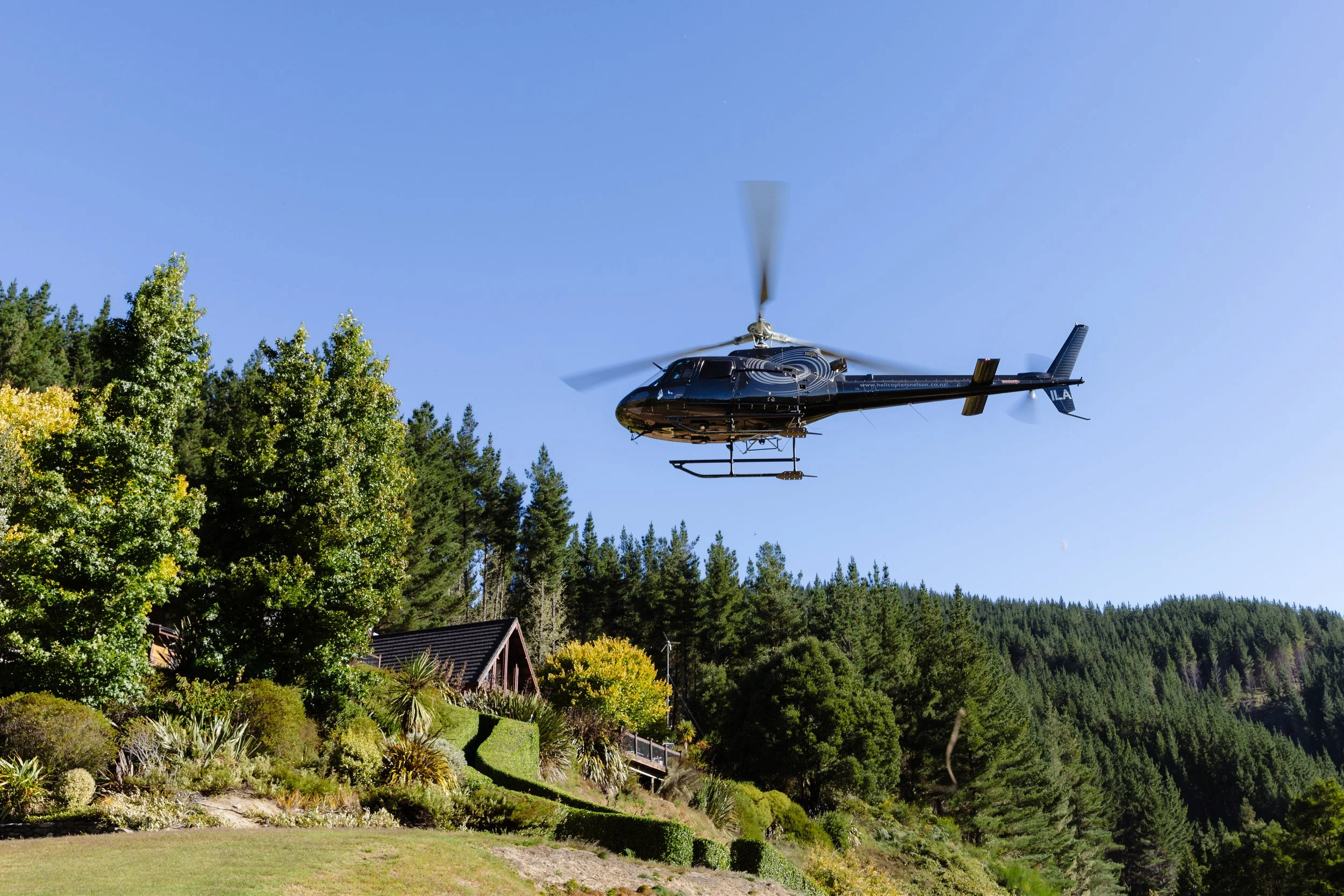 Helicopter Pad at Stonefly Lodge. Heli fishing