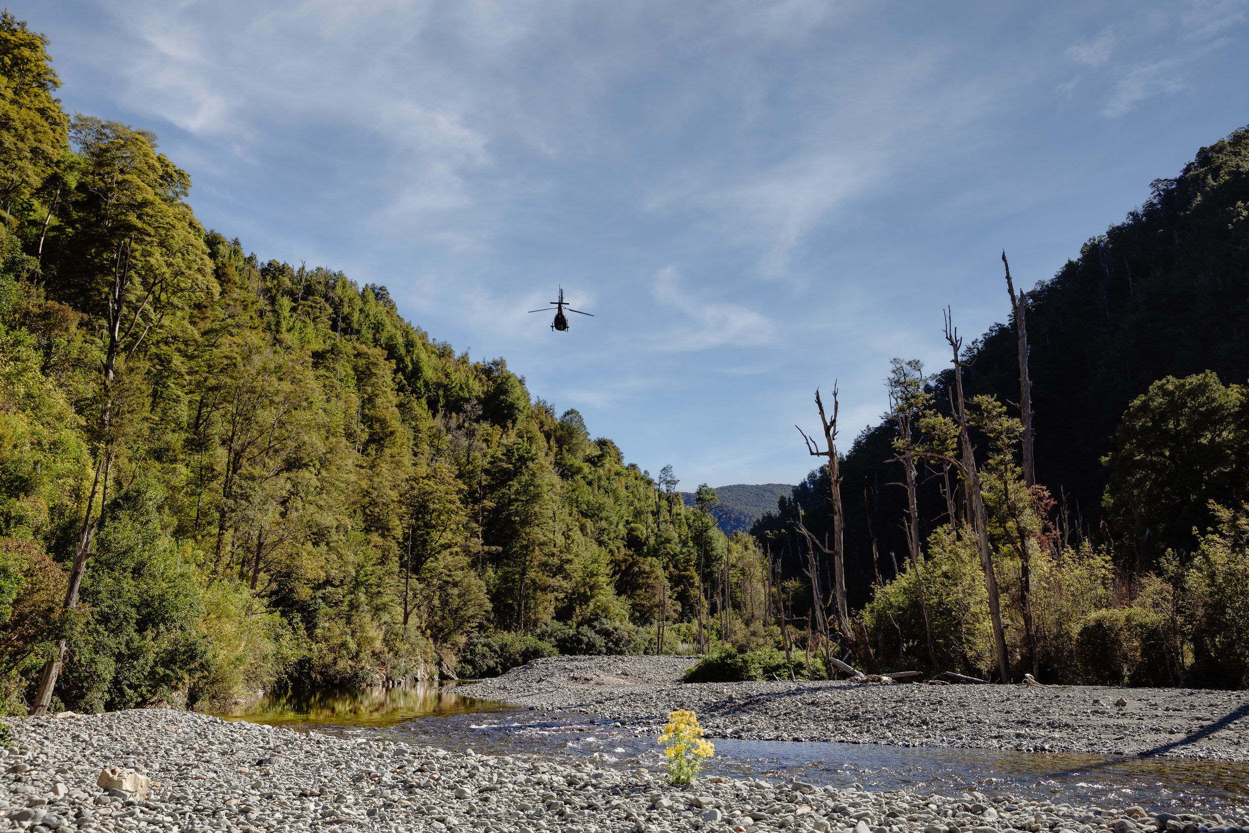 Heli fishing Stonefly Lodge