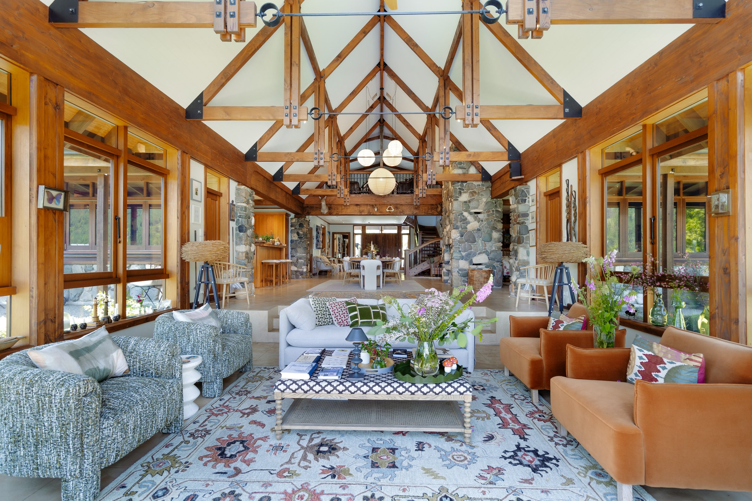 Stonefly lodge sun room. Luxury lodge.