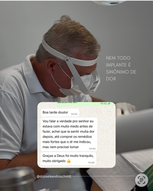 Depoimento de paciente