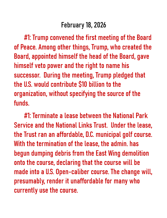 Feb 19, 2026 threats to American democracy