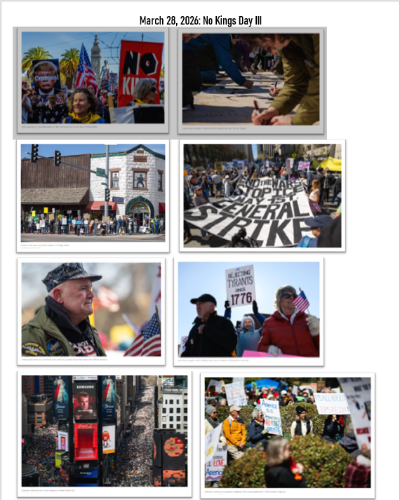 March 28, 2026 threats to American democracy