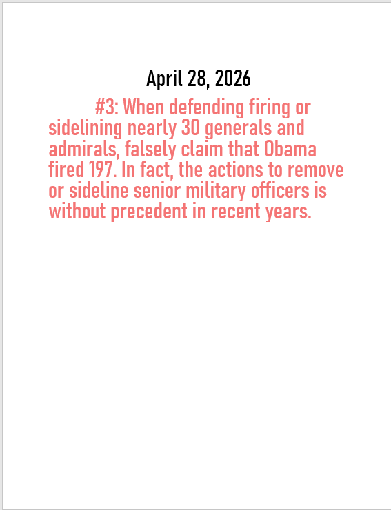 April 29, 2026 daily threats to American demoncracy