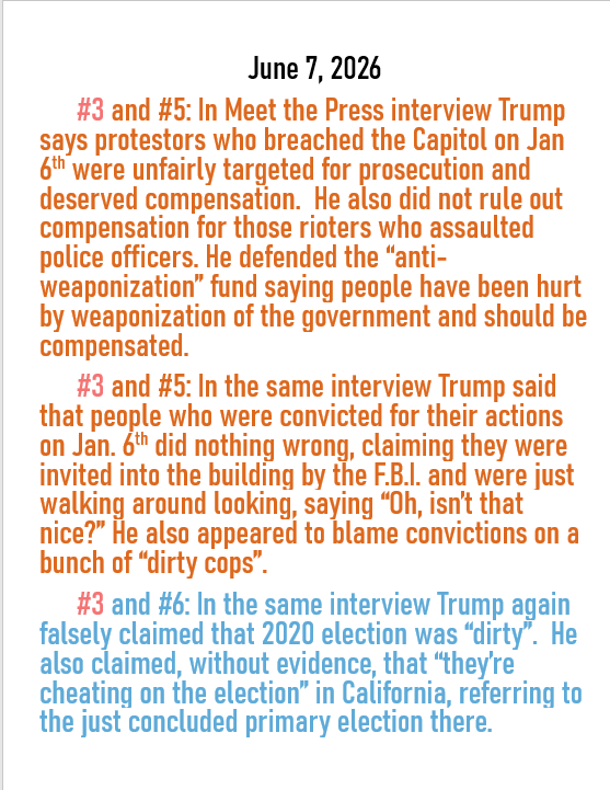 June 7, 2026 threats to American democracy