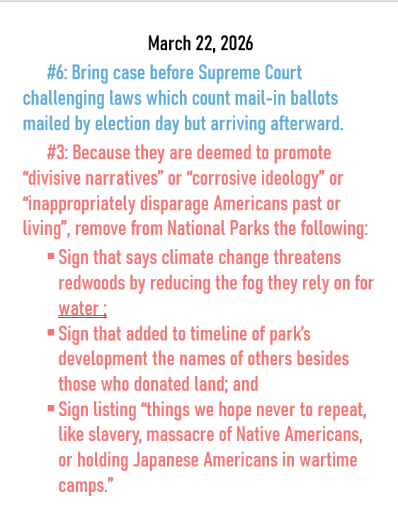 March 22, 2026 threats to American democracy