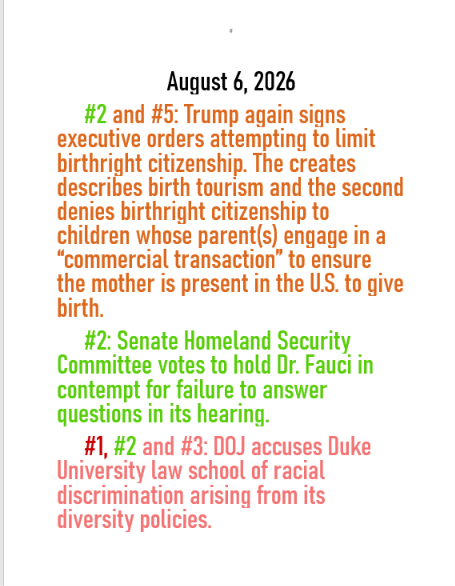 August 6, 2026 daily threats to American democracy