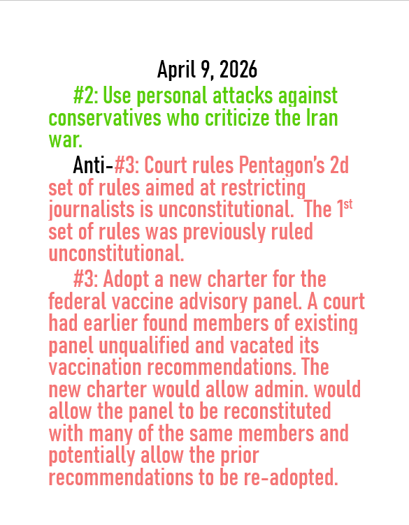 April 9, 2026 threat to American democracy