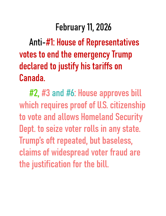 Feb 11, 2026 threats to American democracy