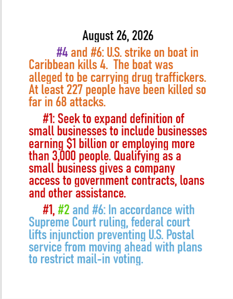 August 26, 2026 threat to American democracy