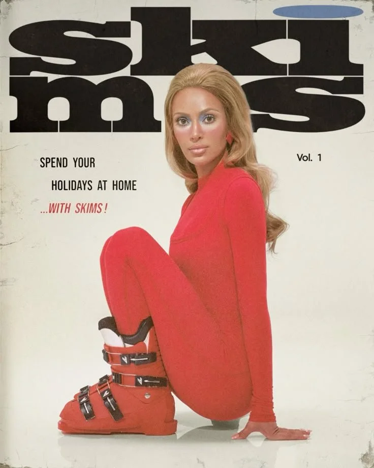 Kim Kardashian in Skims Holiday [2023] dir. Nadia Lee Cohen