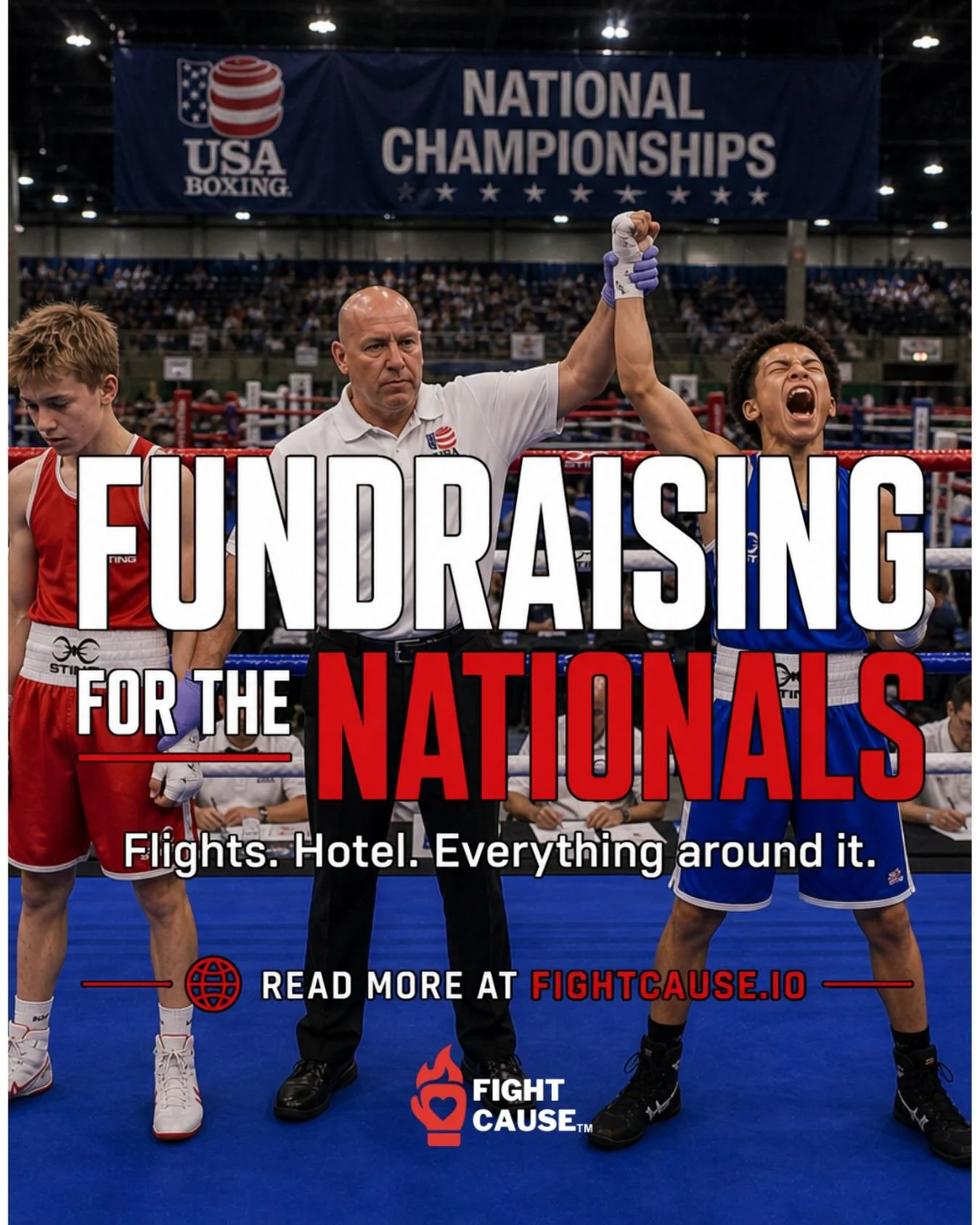 Flights ✈️ 
Hotel 🏨 
Other expenses 💴 

That&rsquo;s what comes with going to Nationals

A lot of fighters are trying to figure that part out

I put together a breakdown on how fighters handle it and how they can fund the trip

Fundraising Corner B