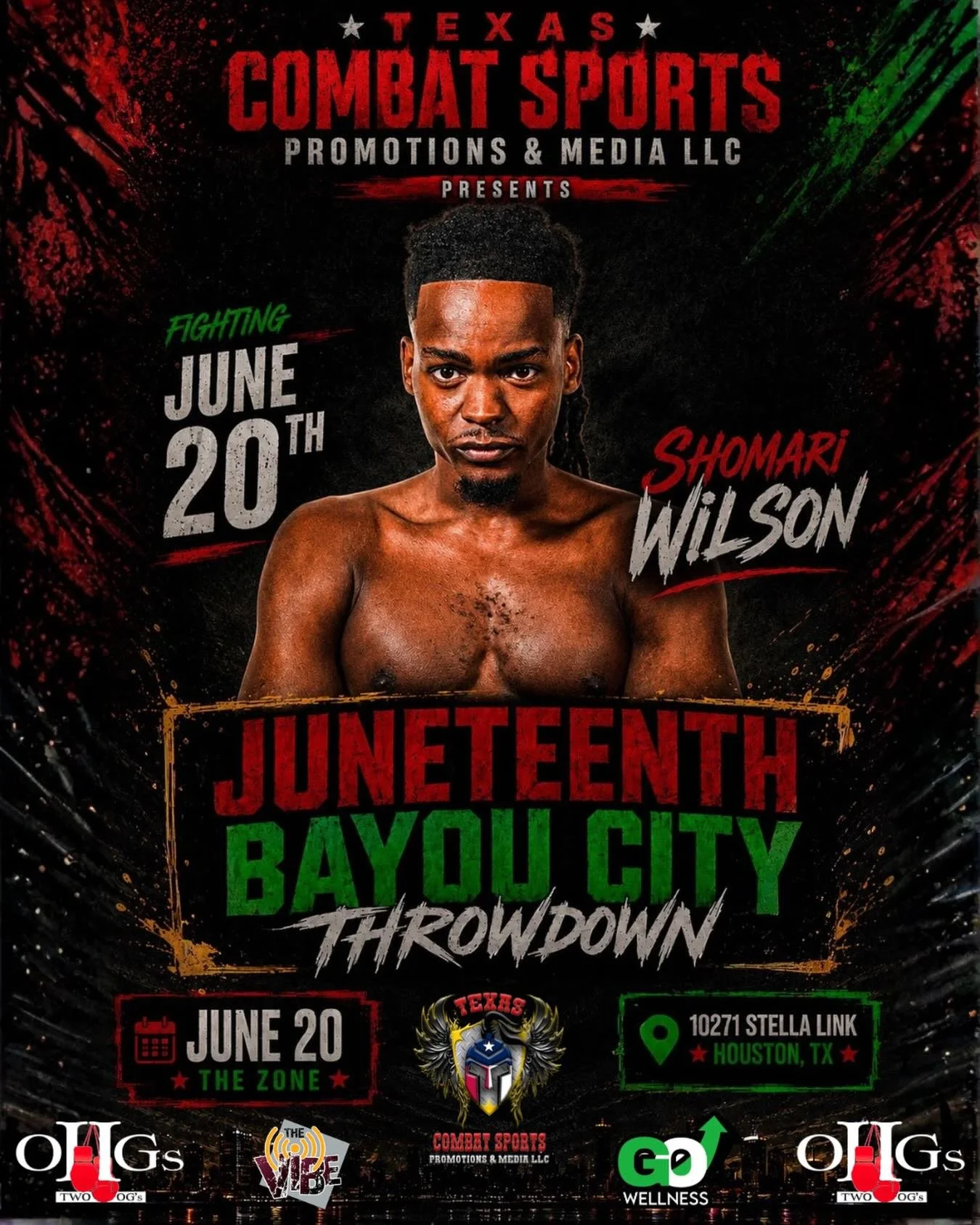 🔥 FEATURED CAMPAIGN 🔥

Shomari Wilson steps into the ring for his professional debut at the Juneteenth Bayou City Throwdown on June 20th in Houston, TX. 🥊

Support the journey by purchasing tickets, becoming a sponsor, or helping fuel the fight th