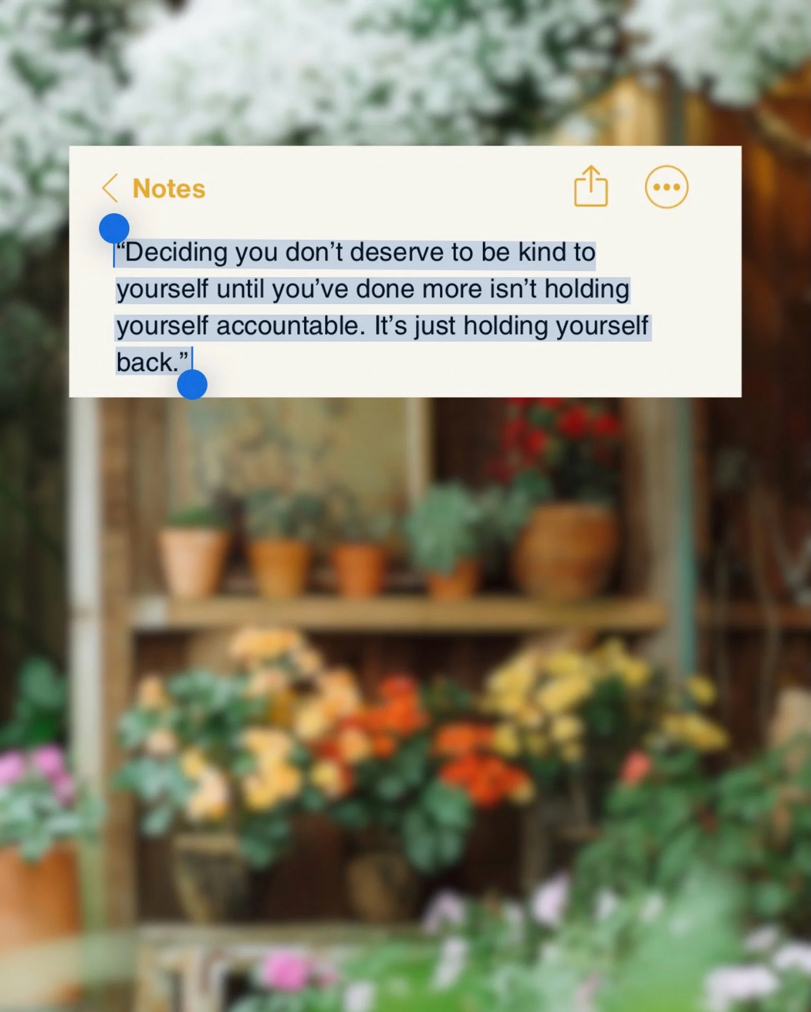 because the version of you that&rsquo;s struggling doesn&rsquo;t need to be punished into doing more. It needs you to ask what&rsquo;s going on, not what&rsquo;s wrong with you