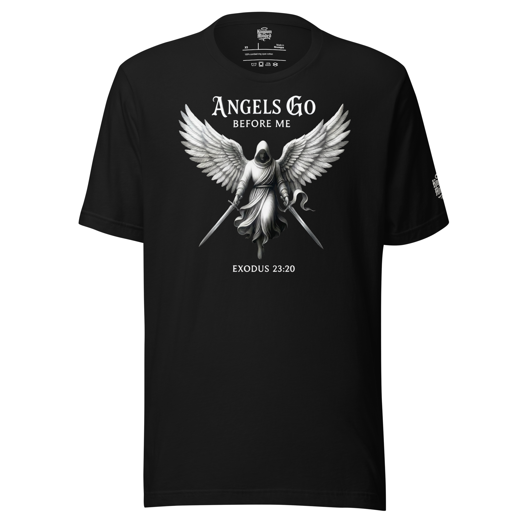 Angels Go Before Me Short Sleeve  Tee