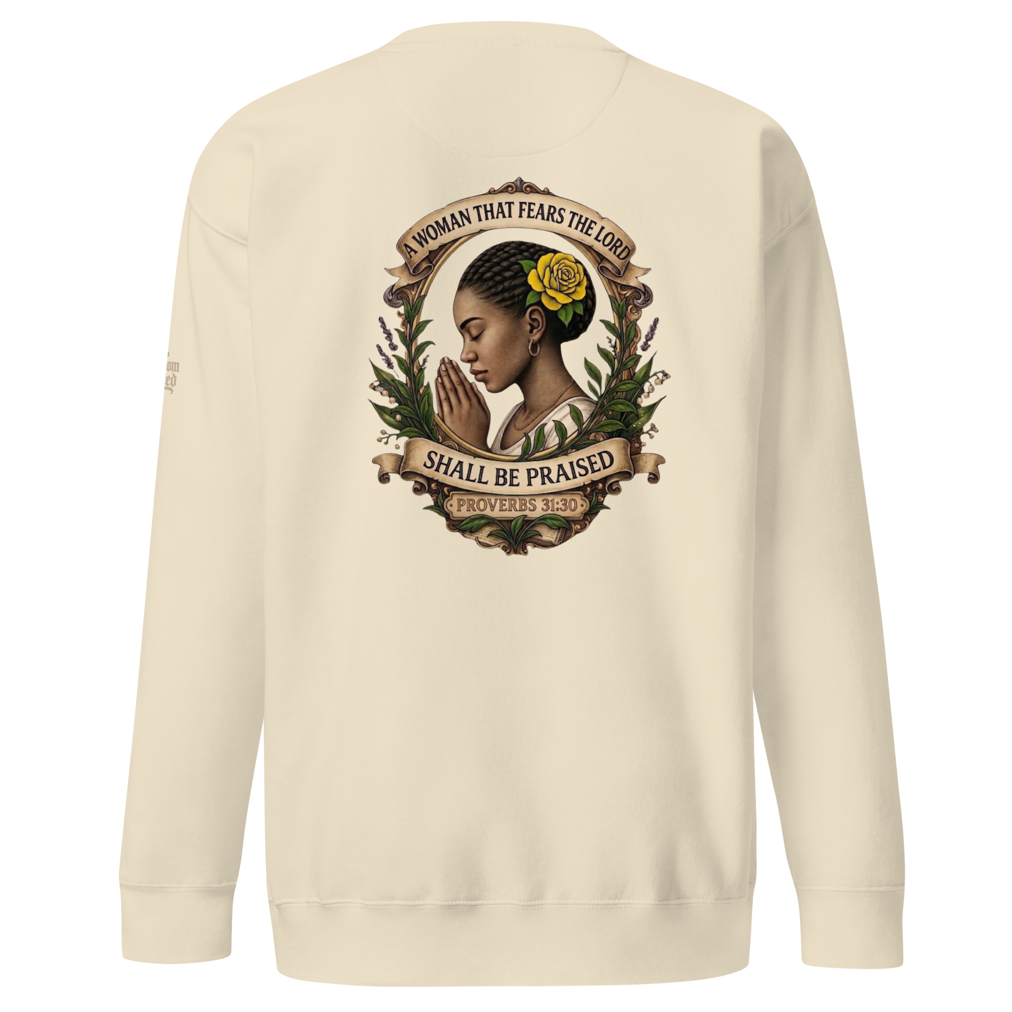 Shall Be Praised Premium Design Sweatshirt