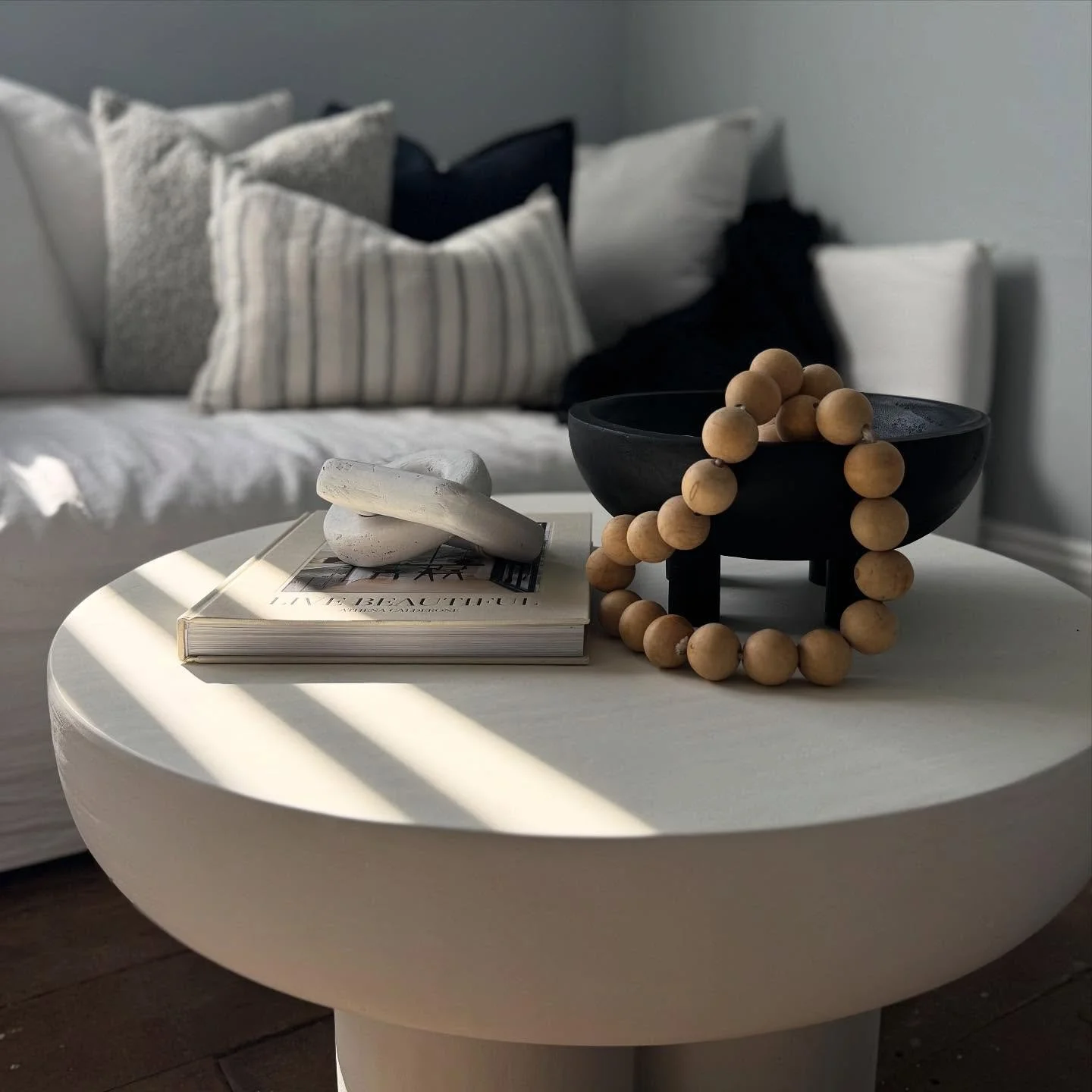 Styling in the sunshine with some new pieces for our collection ☀️ 

.

#centralcoasthomes #centralcoastrealestate #centralcoastpropertystyling #sellwithstyle #propertystylingcentralcoast #homeforsalecentralcoast #styledtosell #sellfastwithstyle #coa