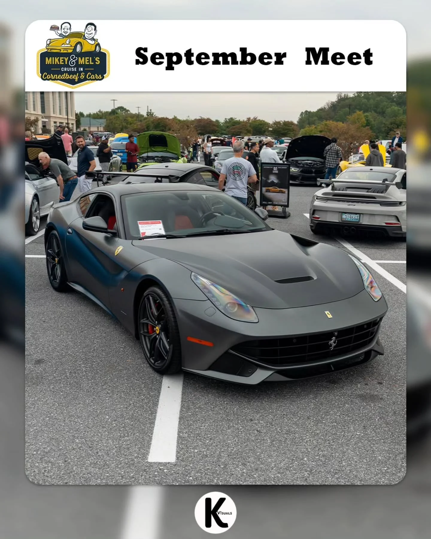 @mikeyandmelscruisein #mikeyandmelscruisein #ferrari