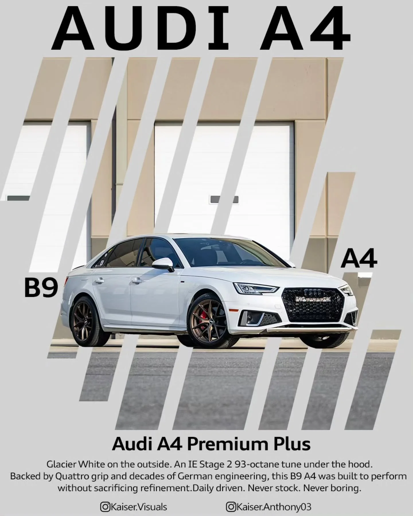 #audi #audia4 #audiquattro #b9a4 #audiworld