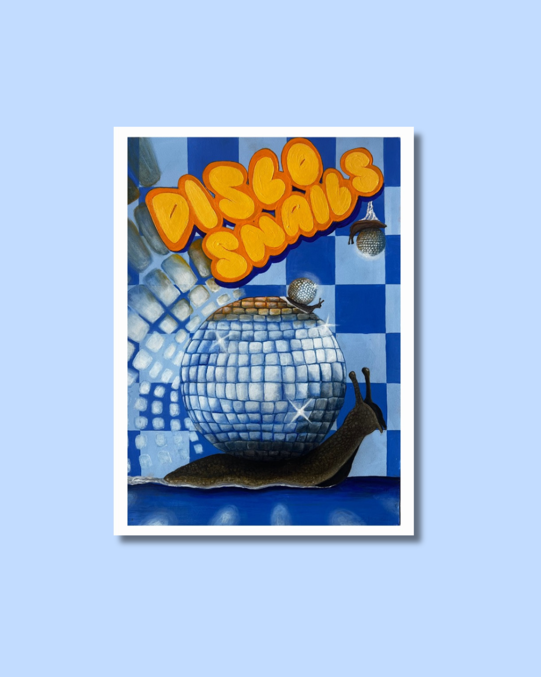 'Disco Snails' A4 Print