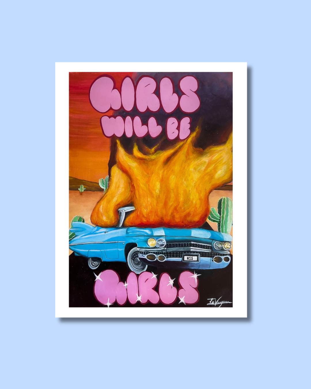 Girls Will Be Girls A5 Print