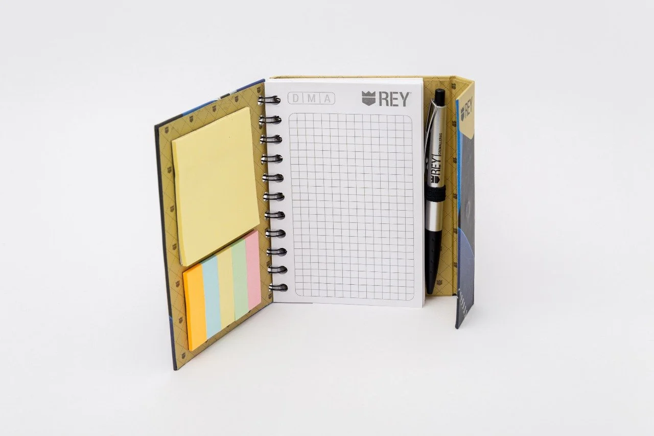 Inside cover of a custom notebook made by IDP Printing, a Salt Lake City commercial printer.