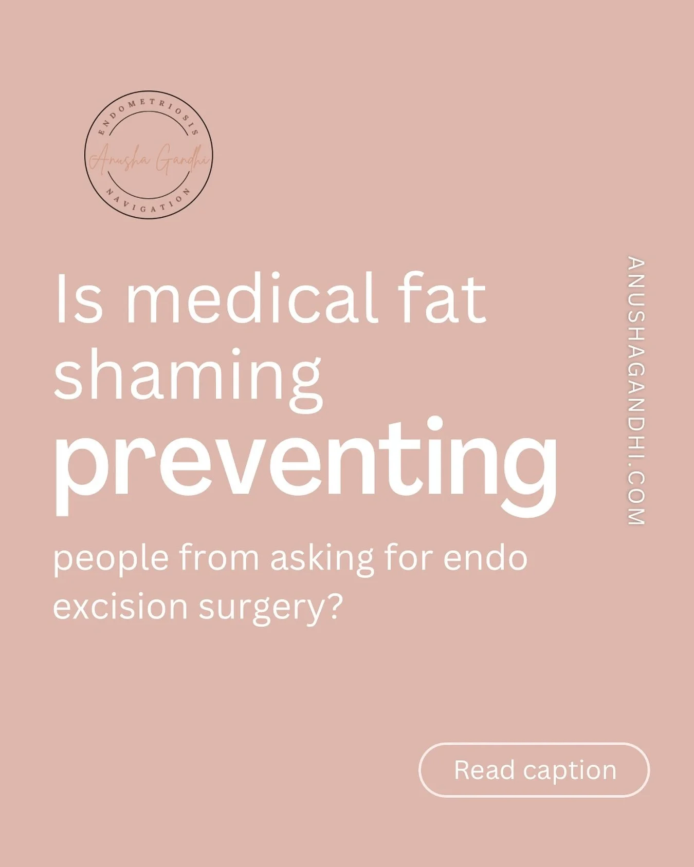 ✨ Is medical fat shaming keeping people from getting the care they need? ✨

Too many patients with endometriosis are dismissed because of their size. Instead of being offered excision surgery&mdash;the gold standard for treatment&mdash;they&rsquo;re 