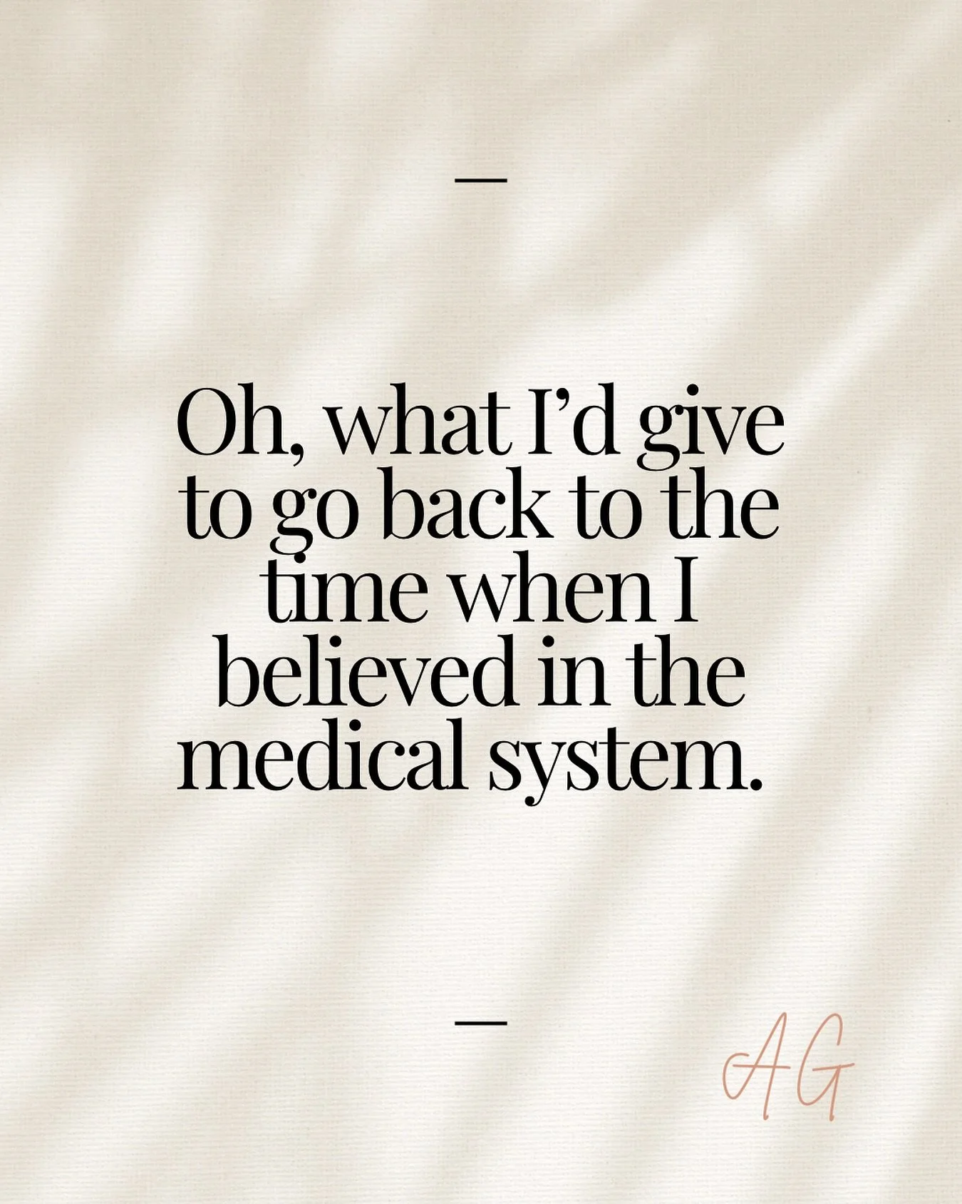 For the ones who&rsquo;ve been dismissed, ignored, or misunderstood. Women, minorities, and anyone with invisible or complicated illnesses&hellip; you&rsquo;re not alone.
✨
#patientsdeservebetter