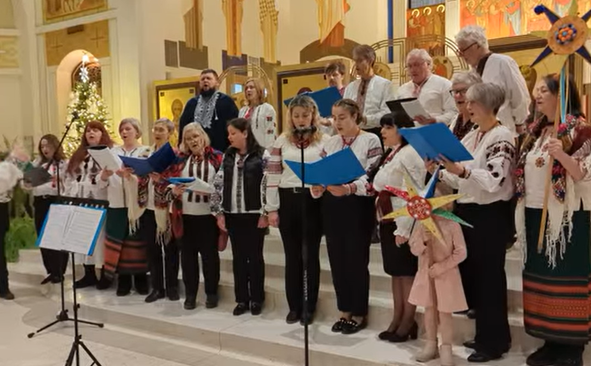 Church choir at Carols Celebration 2025