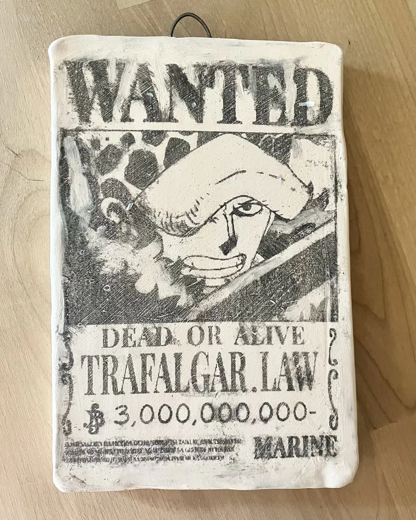 Happy Birthday to Trafalgar Law! Come check out these Law wanted posters on November 16 at the Children&rsquo;s Entrepreneur Market. My student, Tino, created these! #opopfruit #trafalgarlaw #heartpirates #onepiece