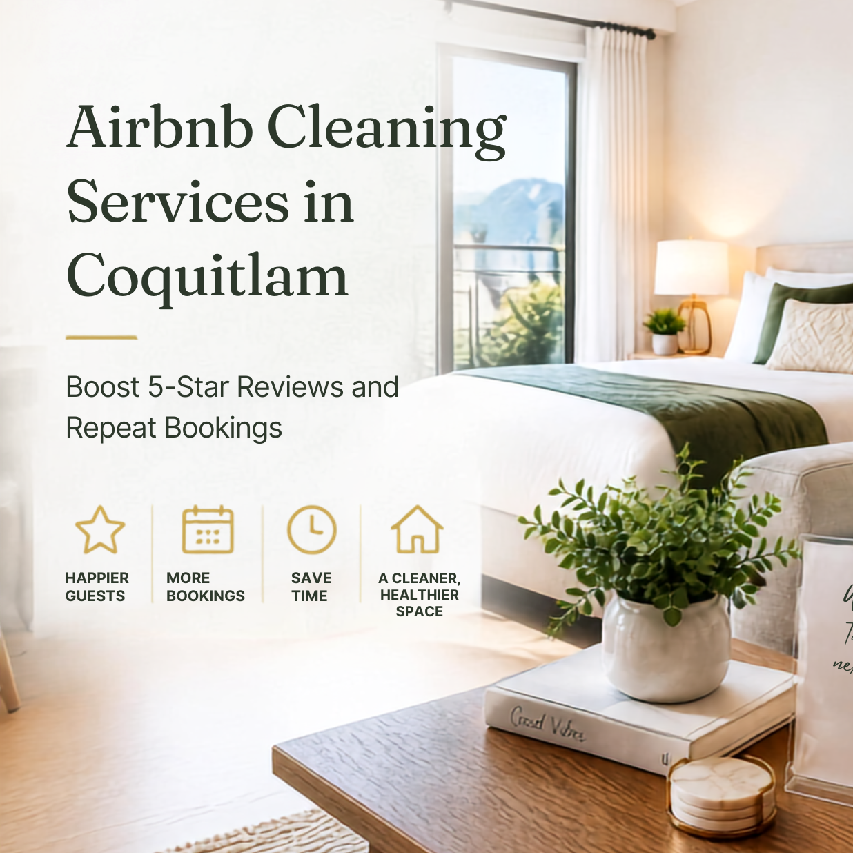 Airbnb Cleaning Services in Coquitlam: Boost 5-Star Reviews and Repeat Bookings