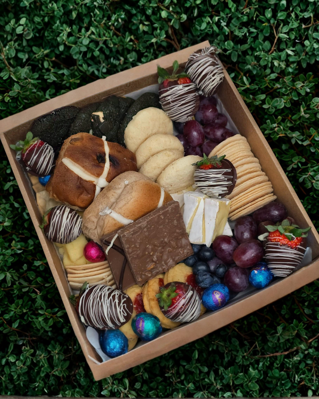 🐰 Easter Treats Sorted! Our Easter boxes are filled with gourmet goodies and seasonal favourites. Perfect for gifting or sharing this Easter. 📩 DM to order ⚠️ Limited boxes available (2).png