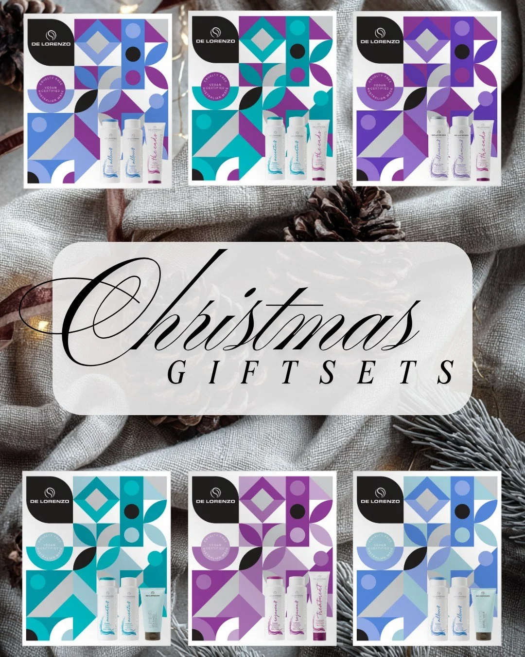 🌿Vegan 🌟 Luxurious 💇&zwj;♀️ Salon-quality.
@delorenzohaircare Gift Sets make it easy to give the gift of beautiful, healthy hair this season.

#phb #phbnz #delorenzohaircare #professionalhaircare #giftsets #goodhairday #takecareofyourhair #haircar