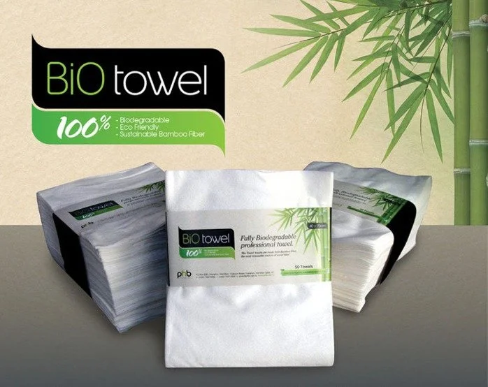 Our Bio Towels are 100% natural, made from sustainable wood fibers derived from wholly renewable sources. They are 100% biodegradable due to their natural composition and will naturally decompose. Bio Towels and its packaging are also 100% recyclable