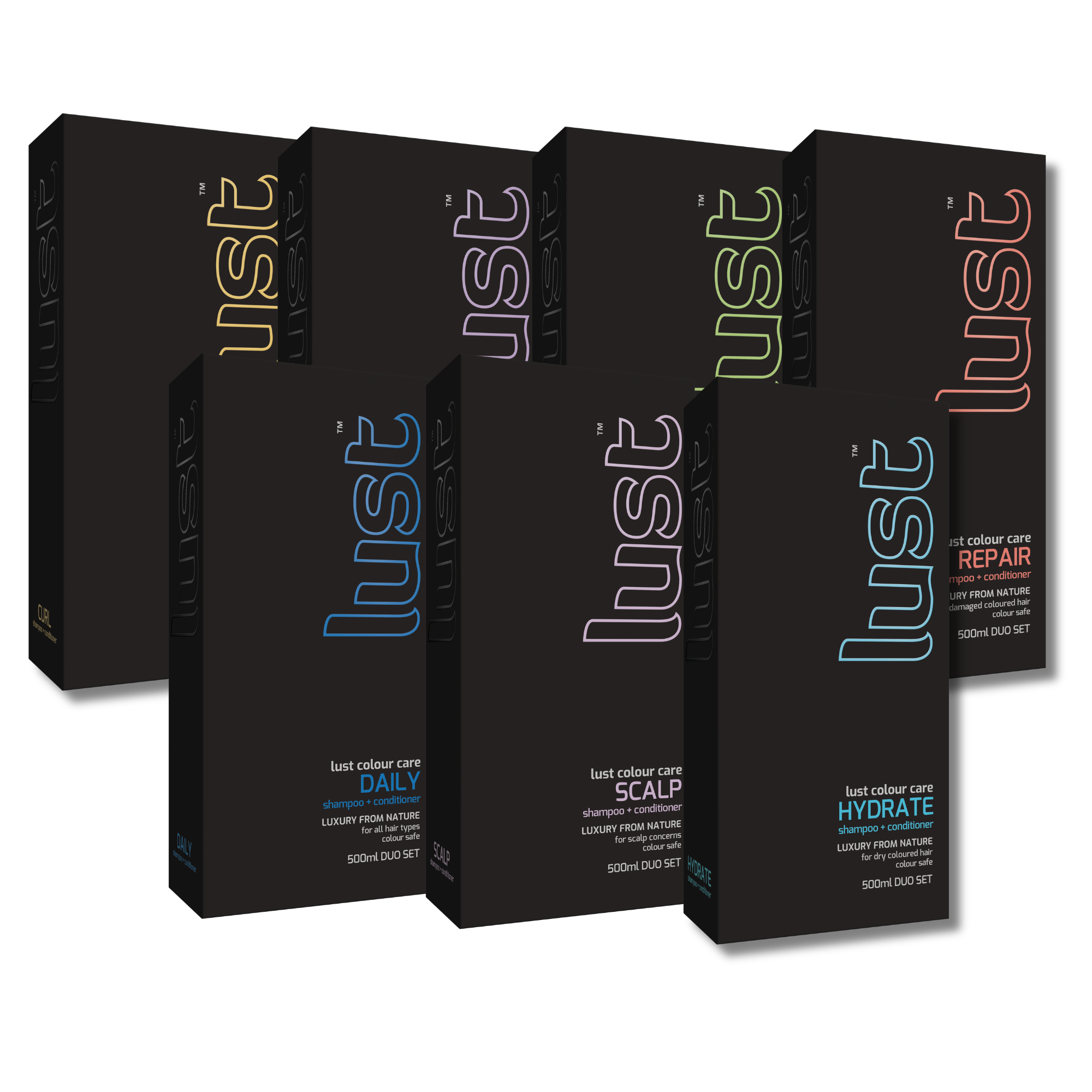 Lust Haircare 500ml Duos