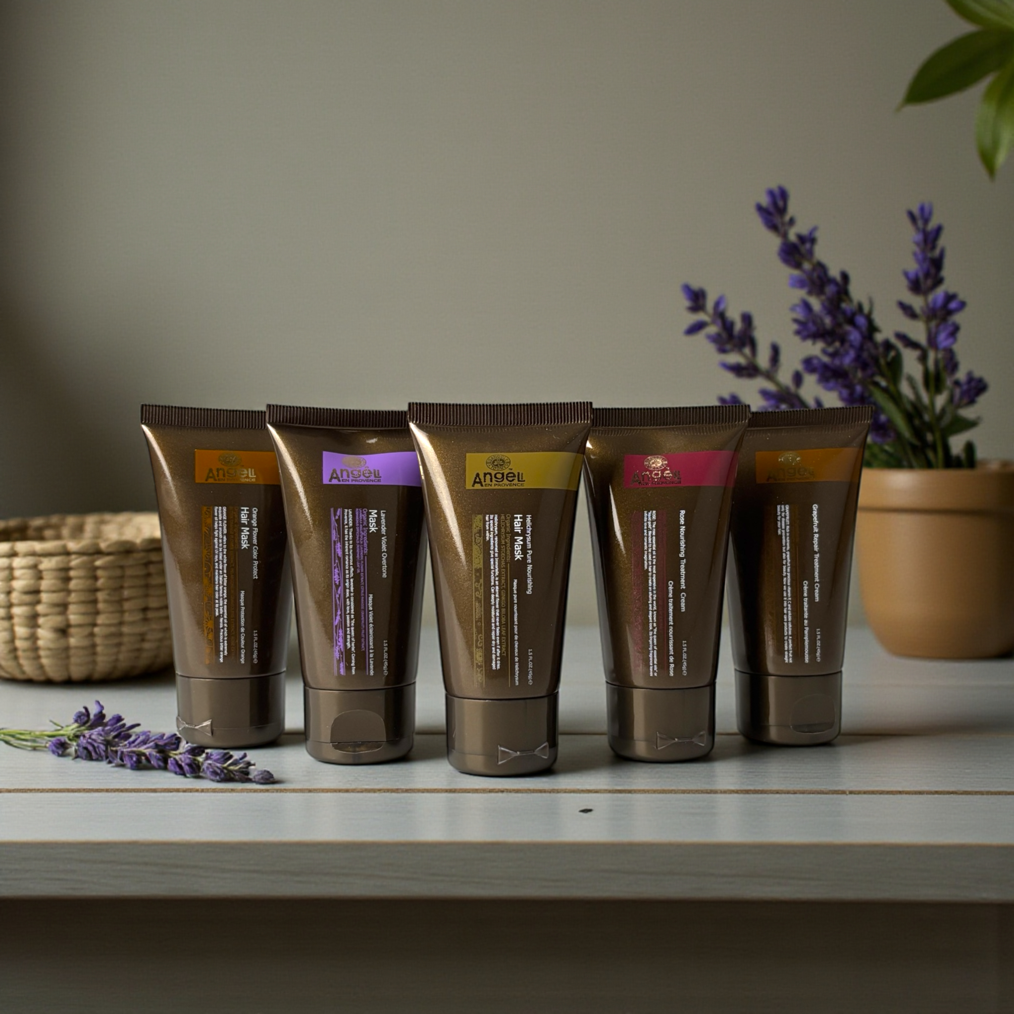Angel en provence travel size hair masks collection
