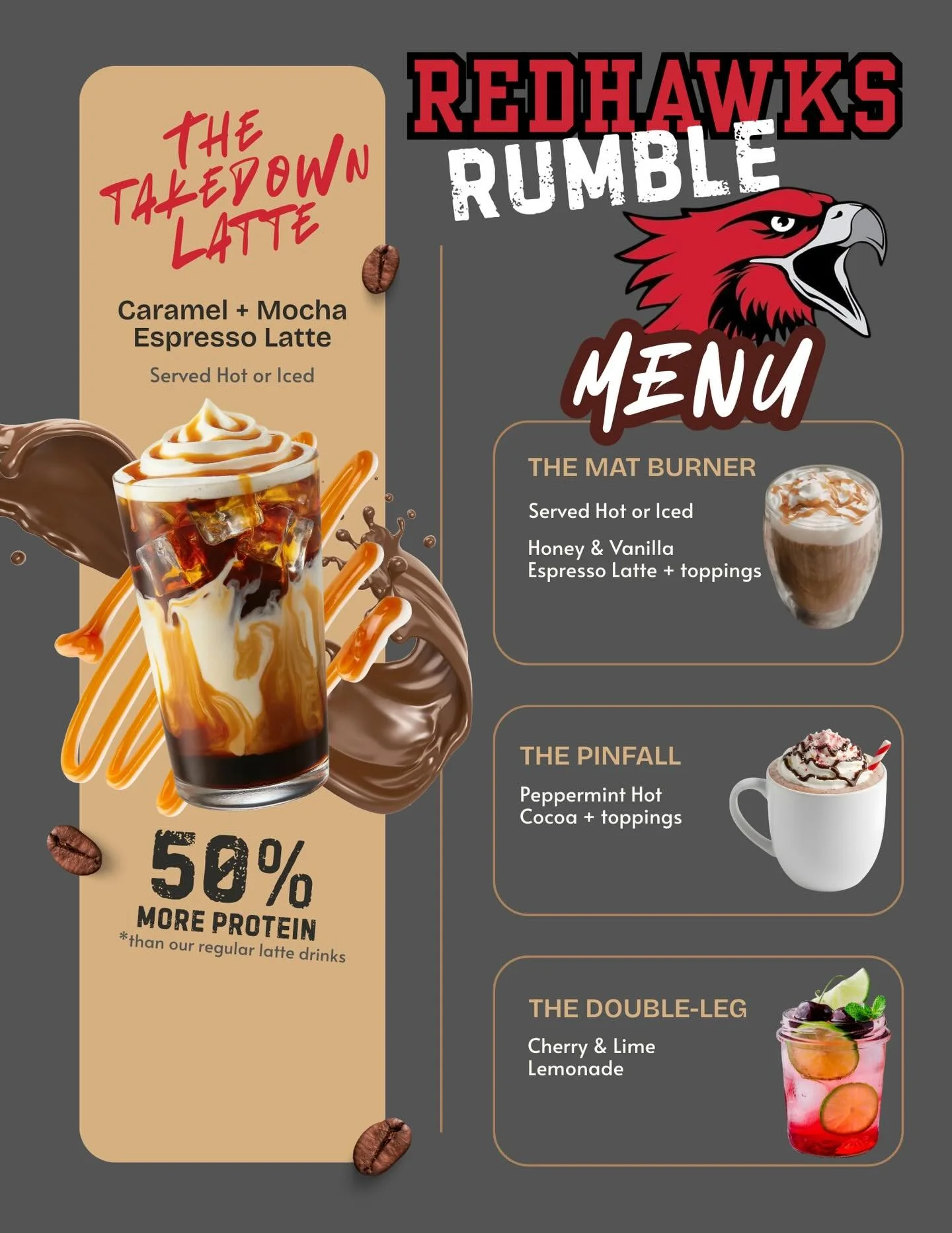 🚨No Redwood this Friday &amp; Saturday🚨
We&rsquo;re rolling up to Bountiful High School to support their wrestling team! 🤼&zwj;♂️ @bhsredhawks 
Grab your coffee + know that 10% of every purchase helps the team 💙
See you there, Cult fam!