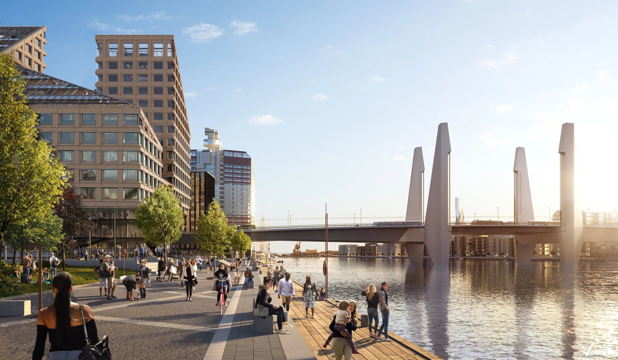 rendering av Vasakronan /TMRW