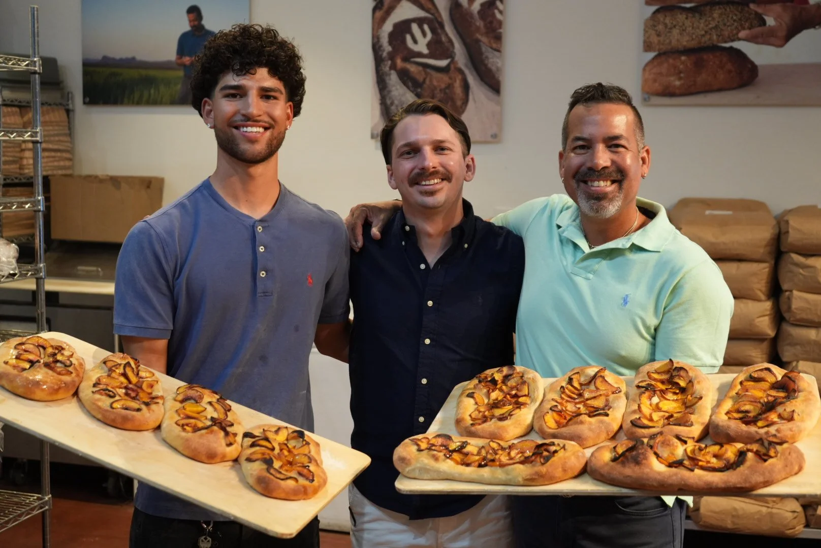 A Pizza & Wine Pairing with Don Guerra the James Beard Award winning baker and founder of Barrio Bread- having a beautiful evening filled with incredible pairings