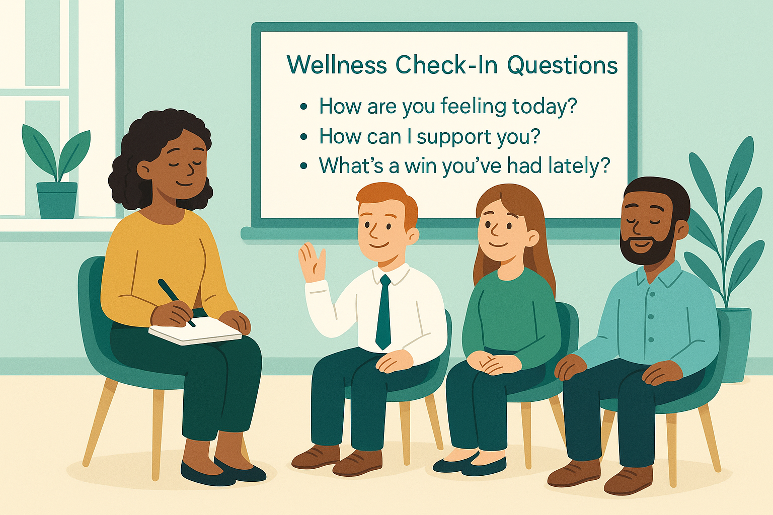 Wellness Check-In Questions for Team Meetings