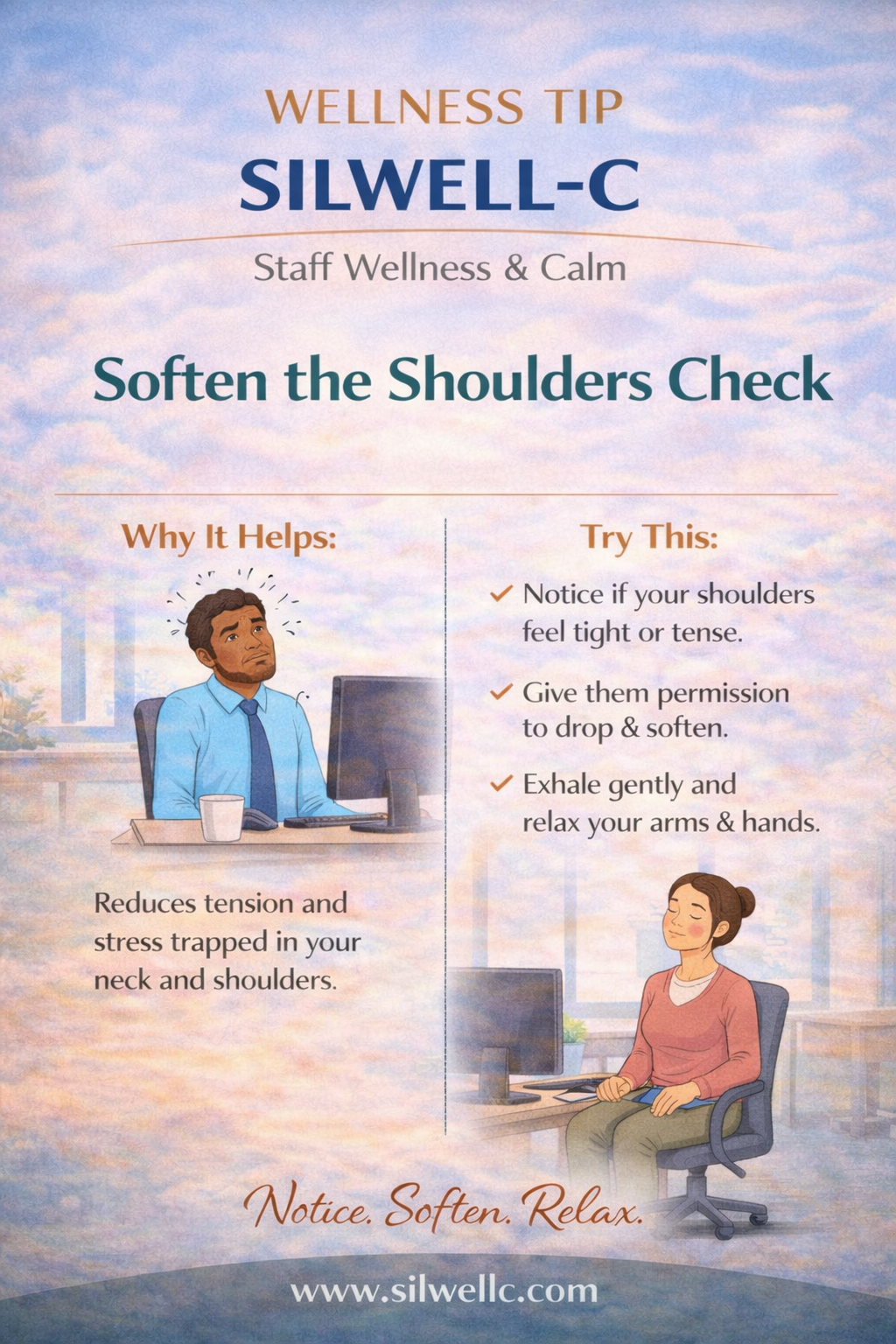 Soften the Shoulders Check