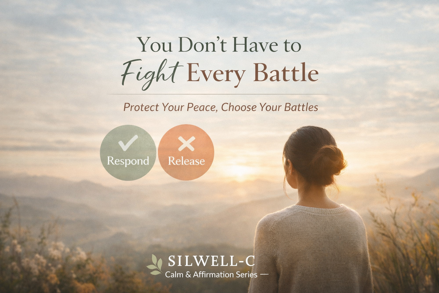 You Don’t Have to Fight Every Battle