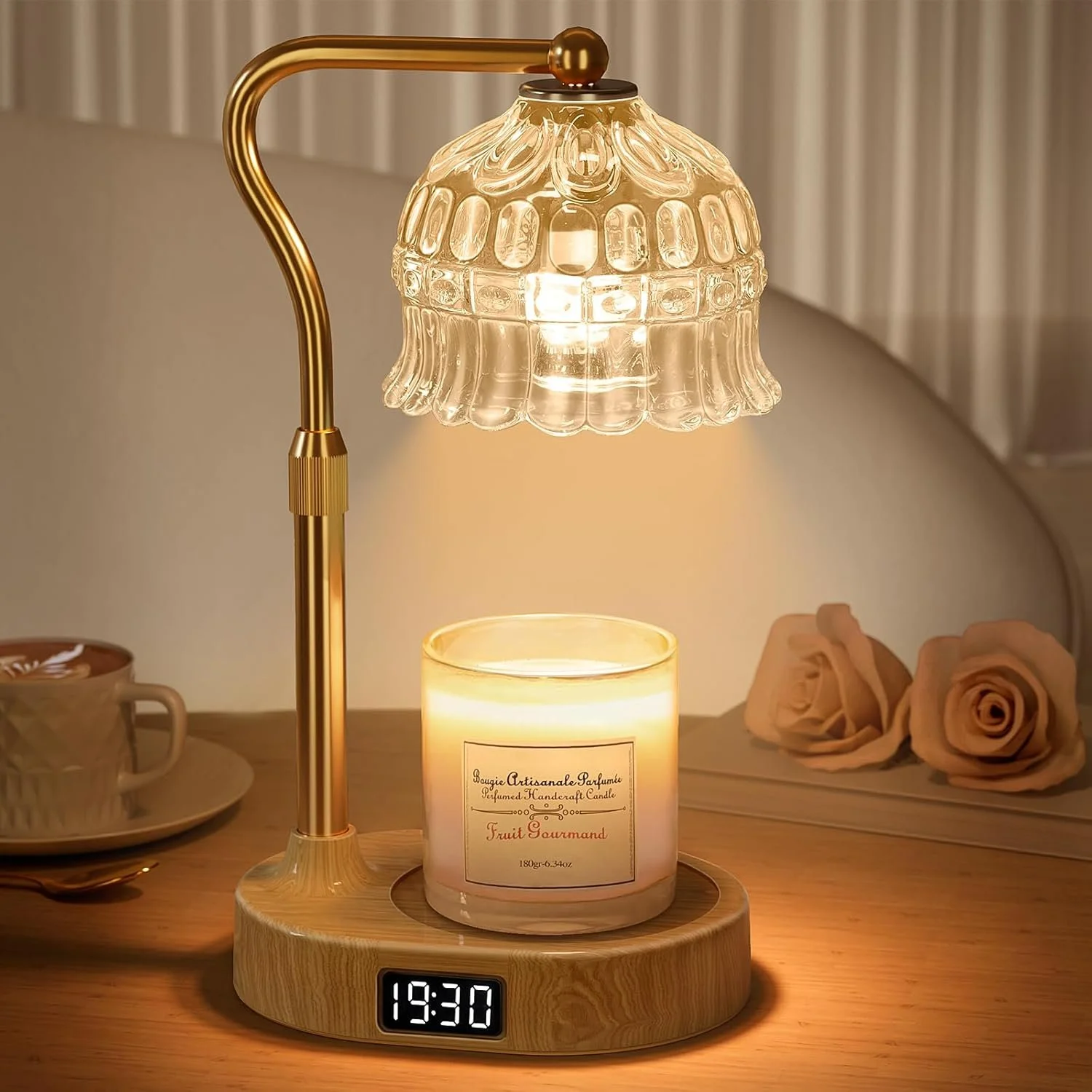 Candle Warmer Lamp with Timer (Flameless Wax Melter)