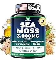Sea Moss + Black Seed Oil + Ashwagandha Capsules