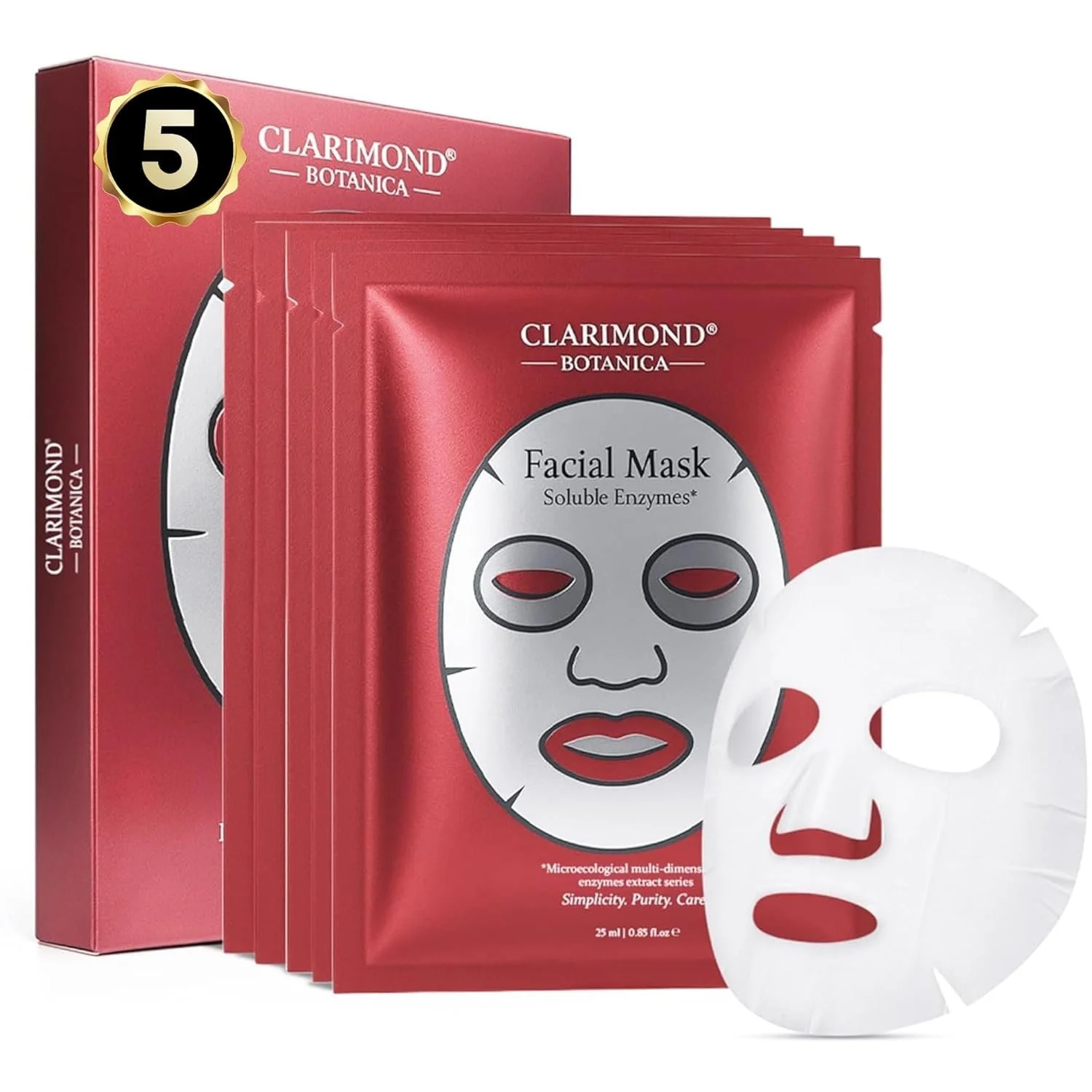 Hydrating Facial Sheet Mask Set (5-Pack)