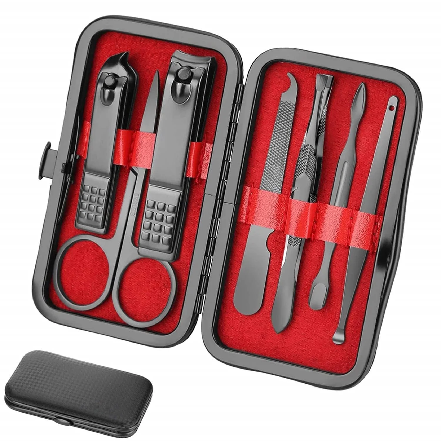 Nailkit Manicure Set – Personal Care Grooming Kit (Travel Case Included)
