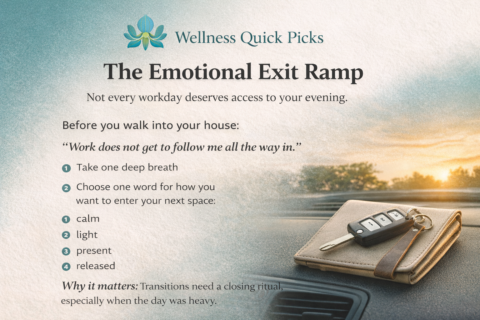 The Emotional Exit Ramp