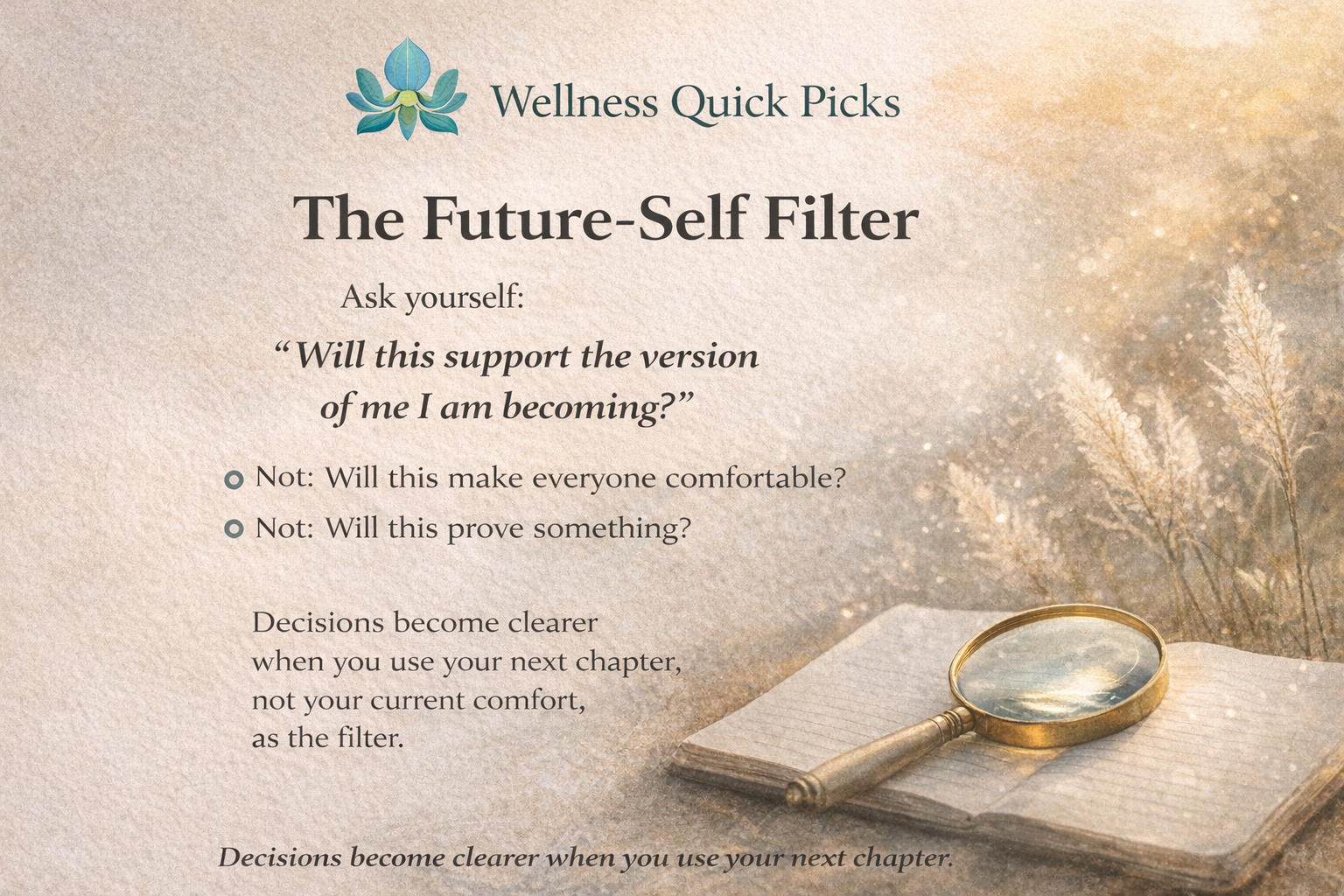 The Future-Self Filter