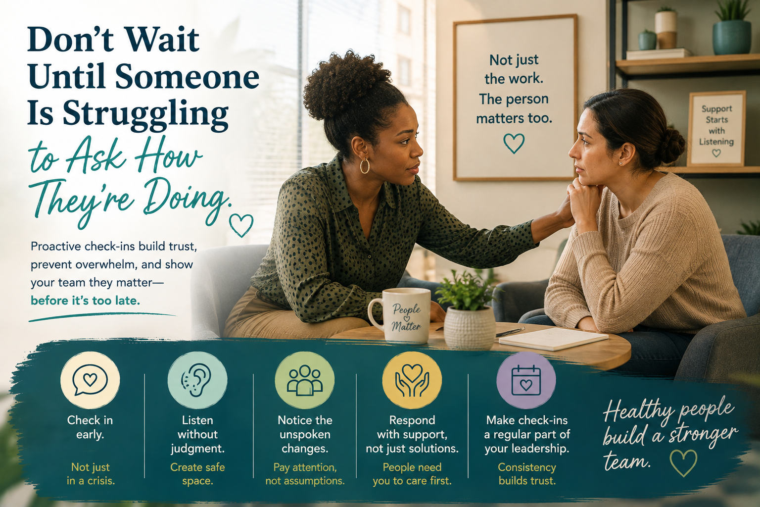 Don’t Wait Until Someone Is Struggling to Ask How They’re Doing